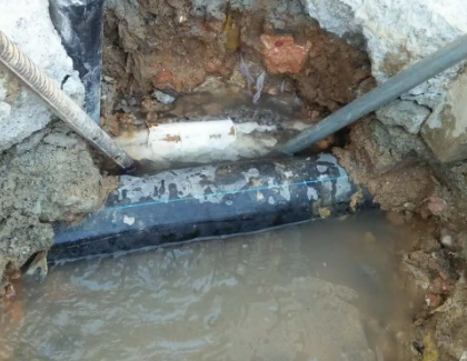 金城江测漏水之水管漏水